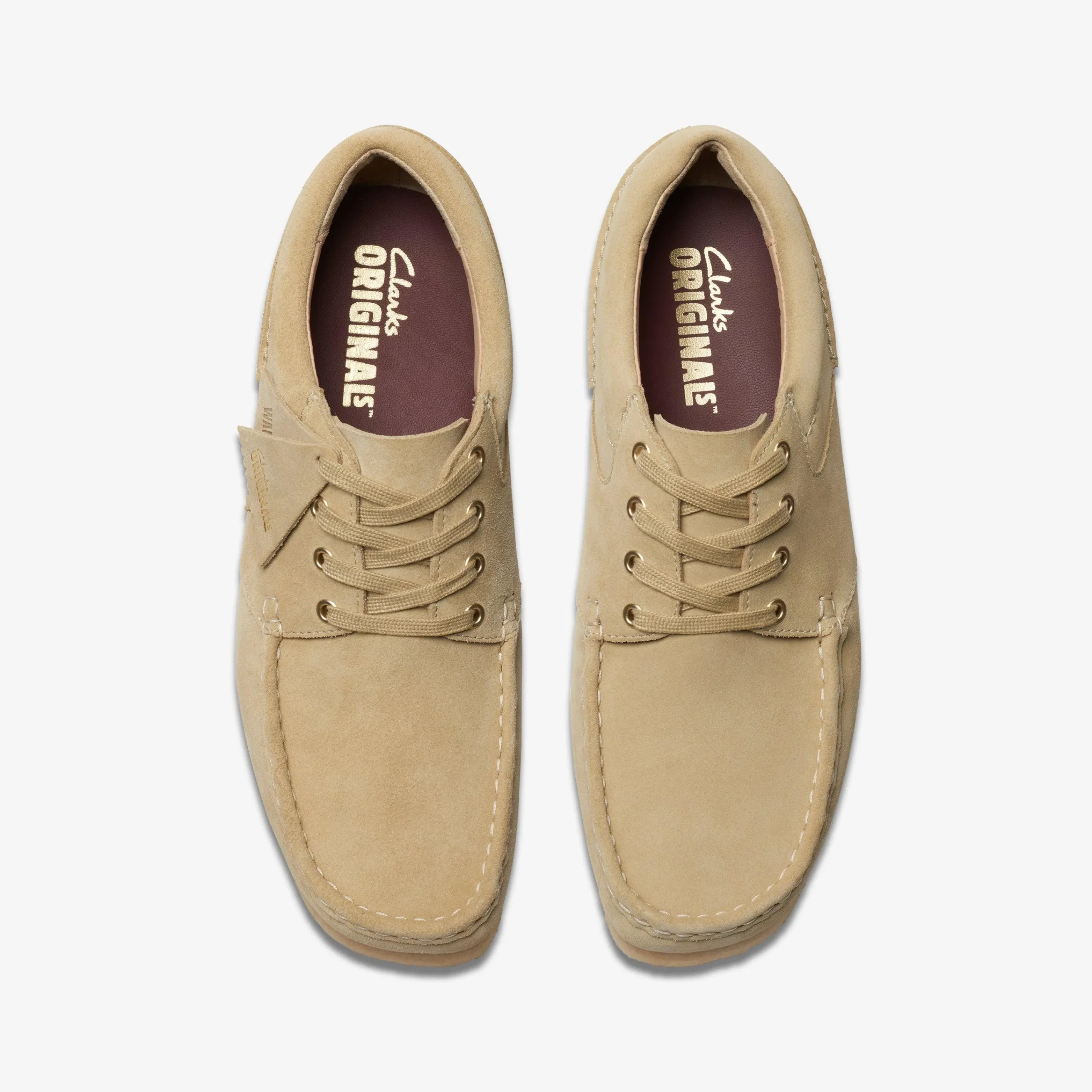Clarks Wallabee Boat Maple Suede Outlet
