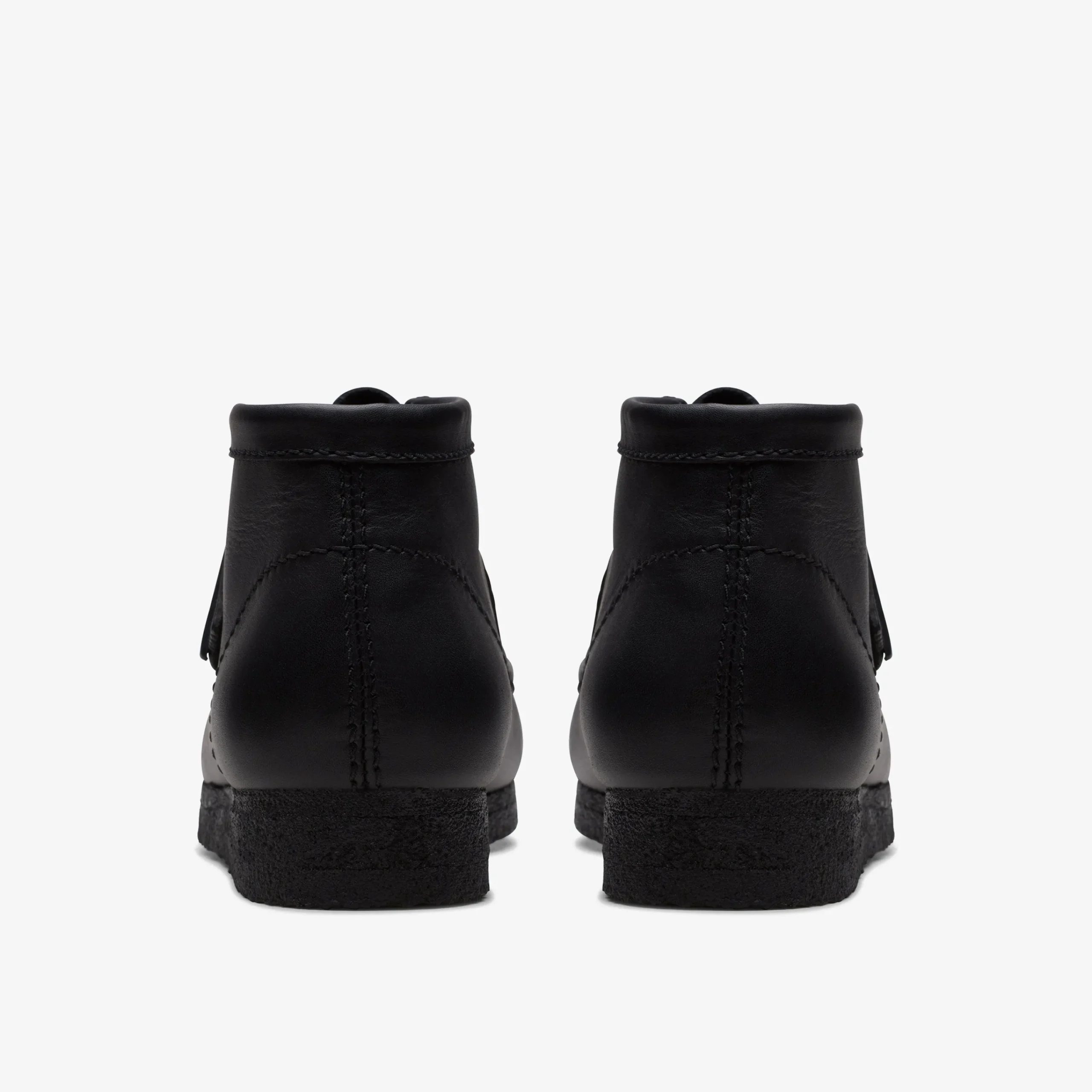 Clarks Wallabee Boot Black Leather Cheap