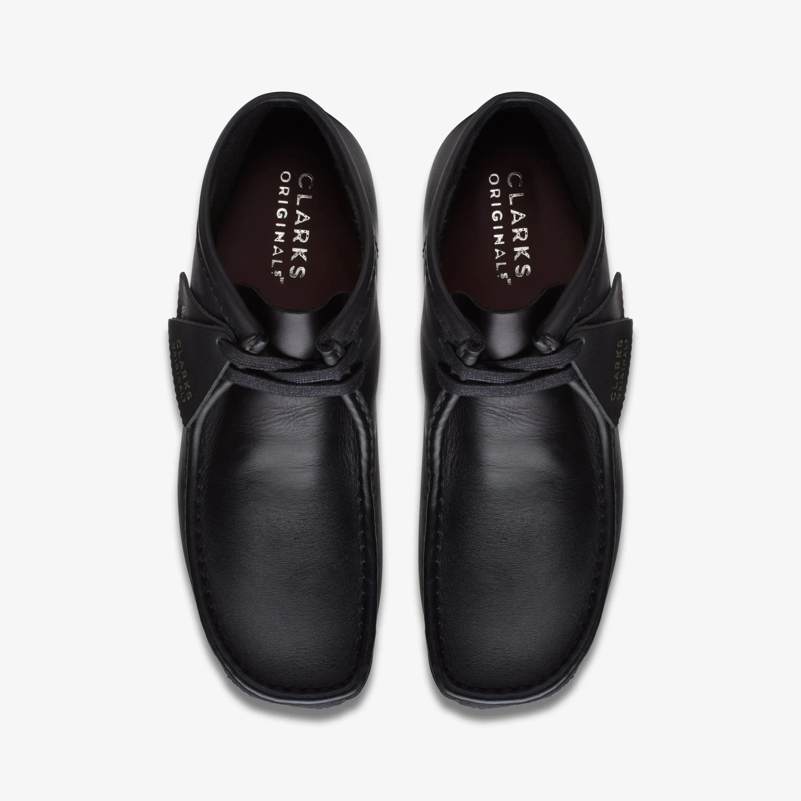 Clarks Wallabee Boot Black Leather Cheap