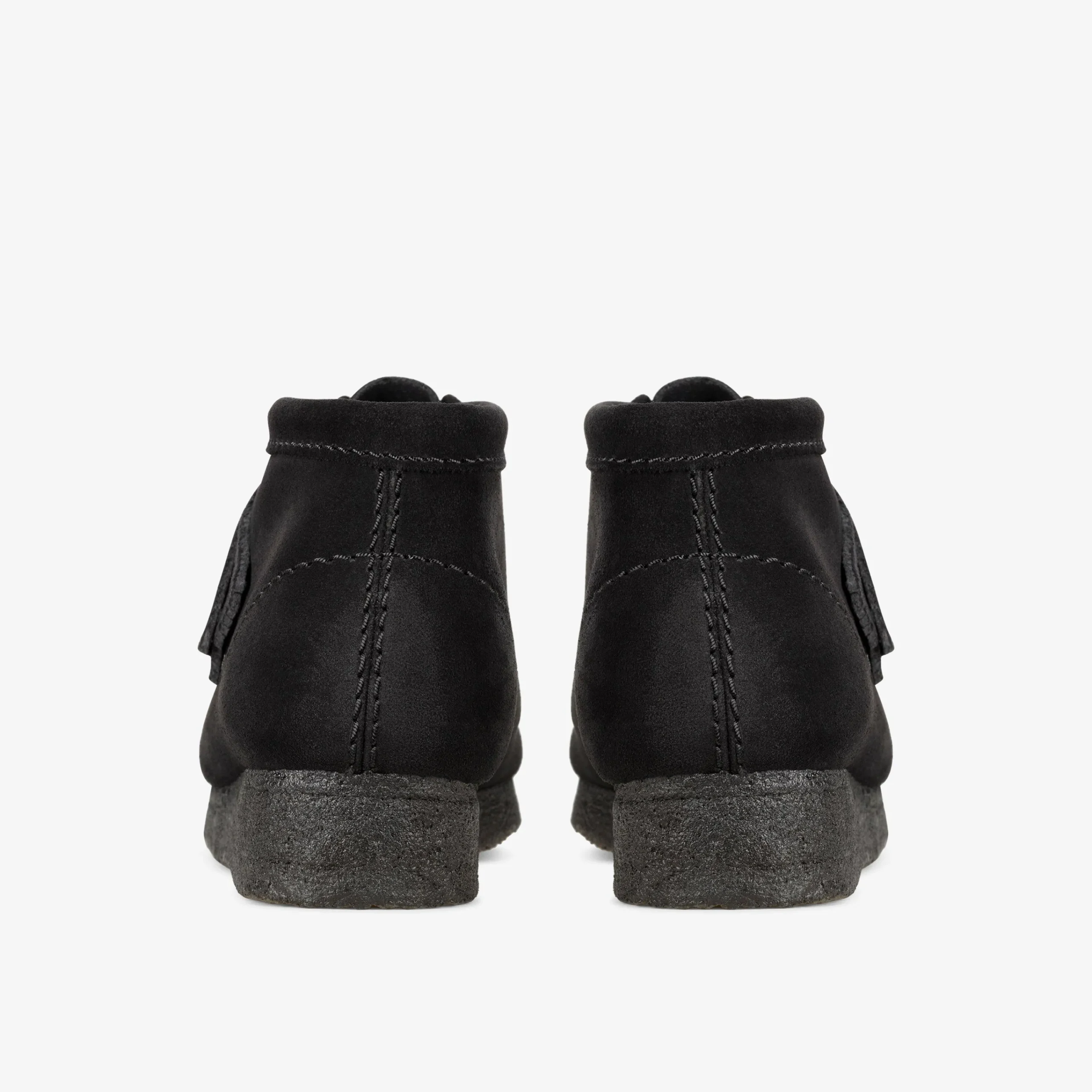 Clarks Wallabee Boot Black Suede Best