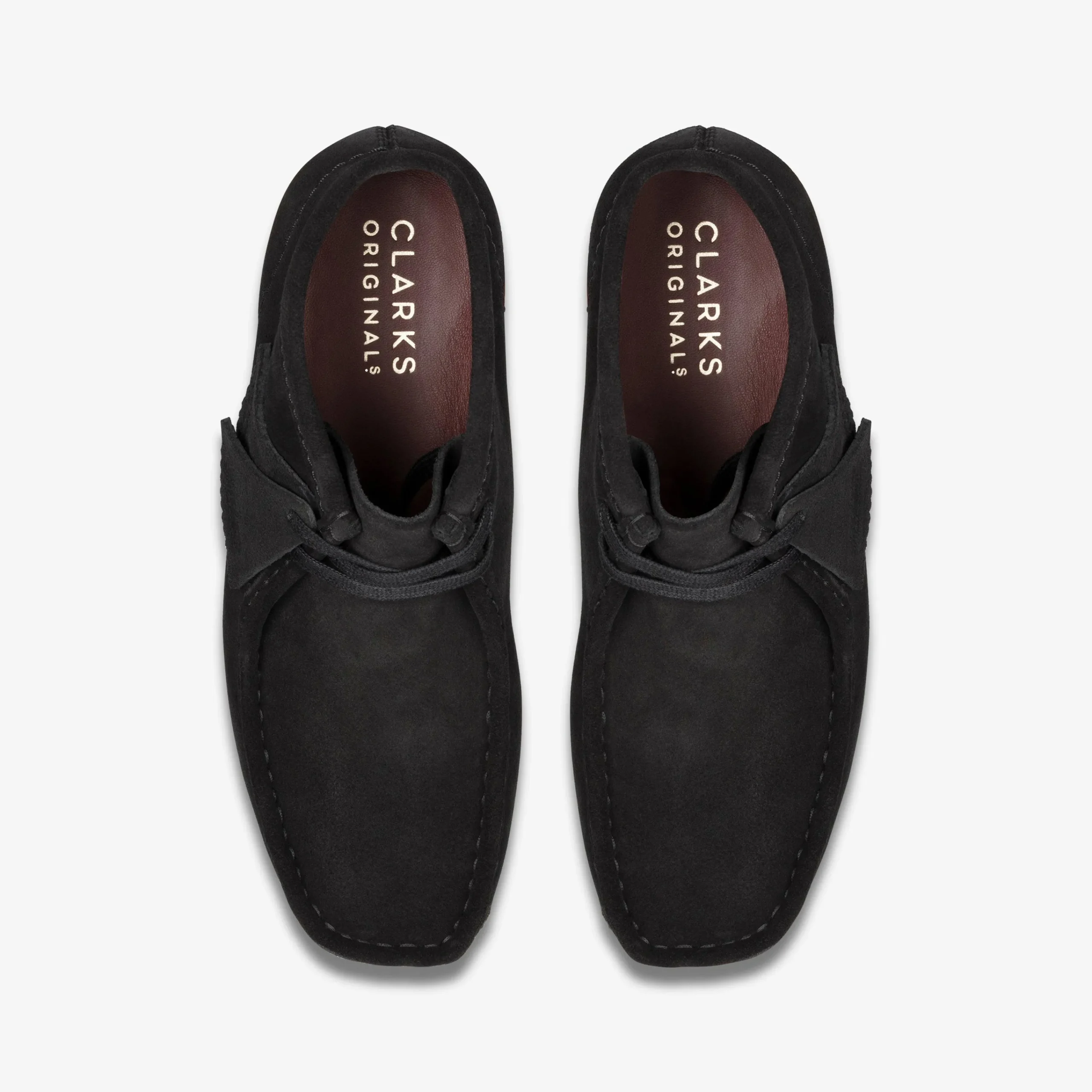 Clarks Wallabee Boot Black Suede Best