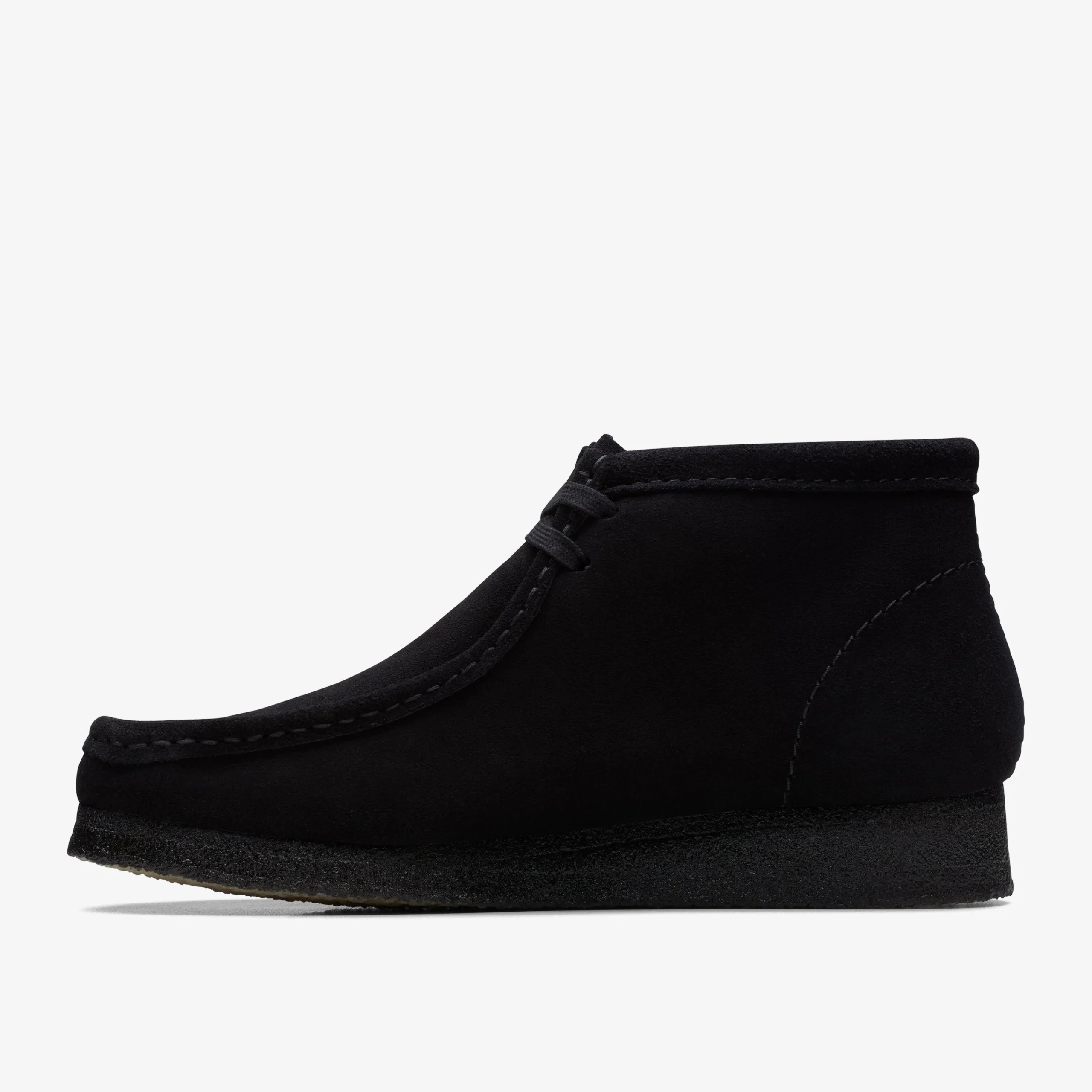 Clarks Wallabee Boot Black Suede Store