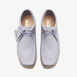 Clarks Wallabee Boot Cloud Grey Suede Flash Sale