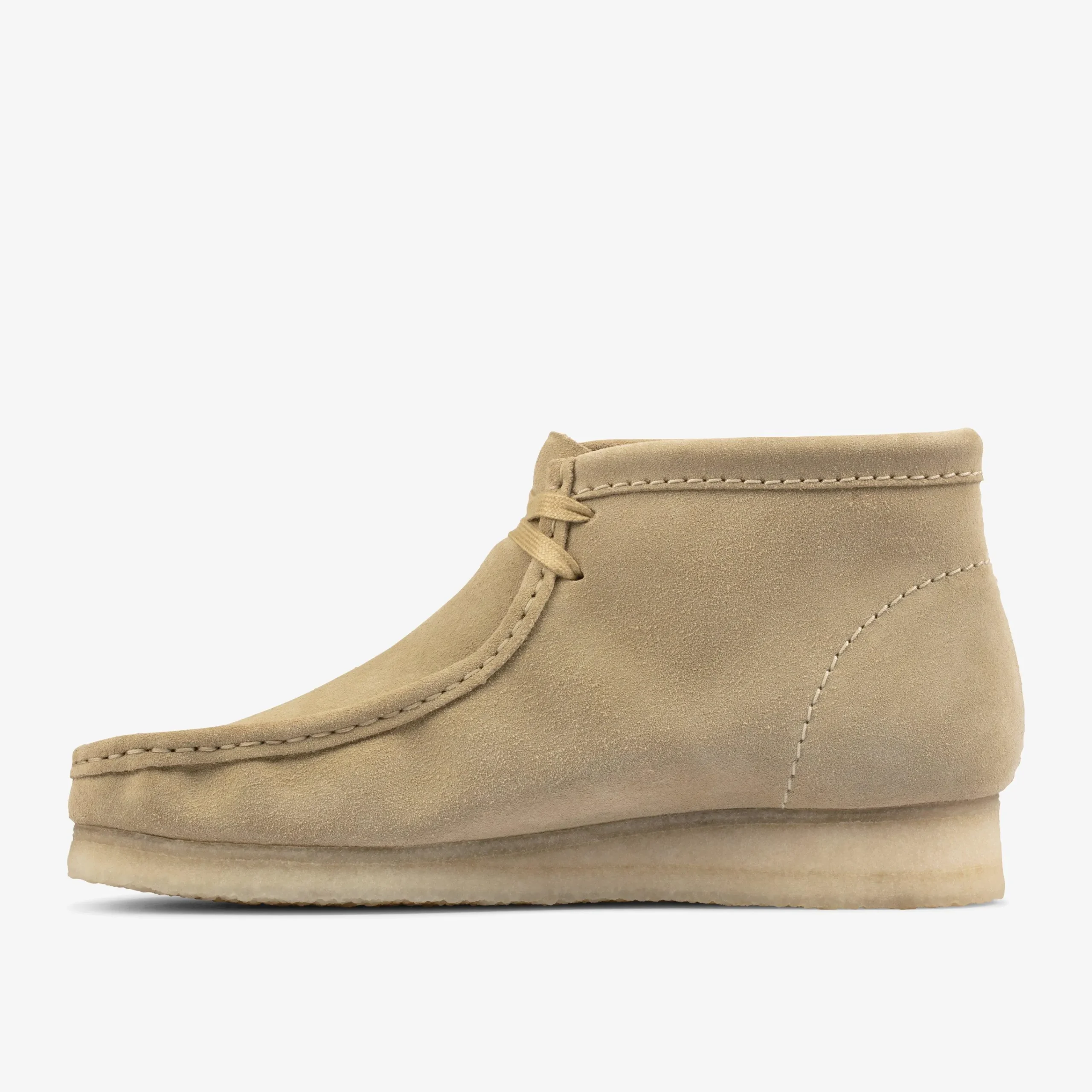 Clarks Wallabee Boot Maple Suede Flash Sale