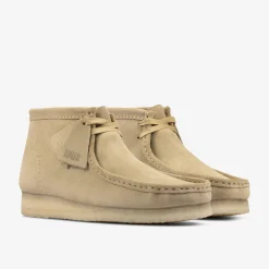 Clarks Wallabee Boot Maple Suede Flash Sale