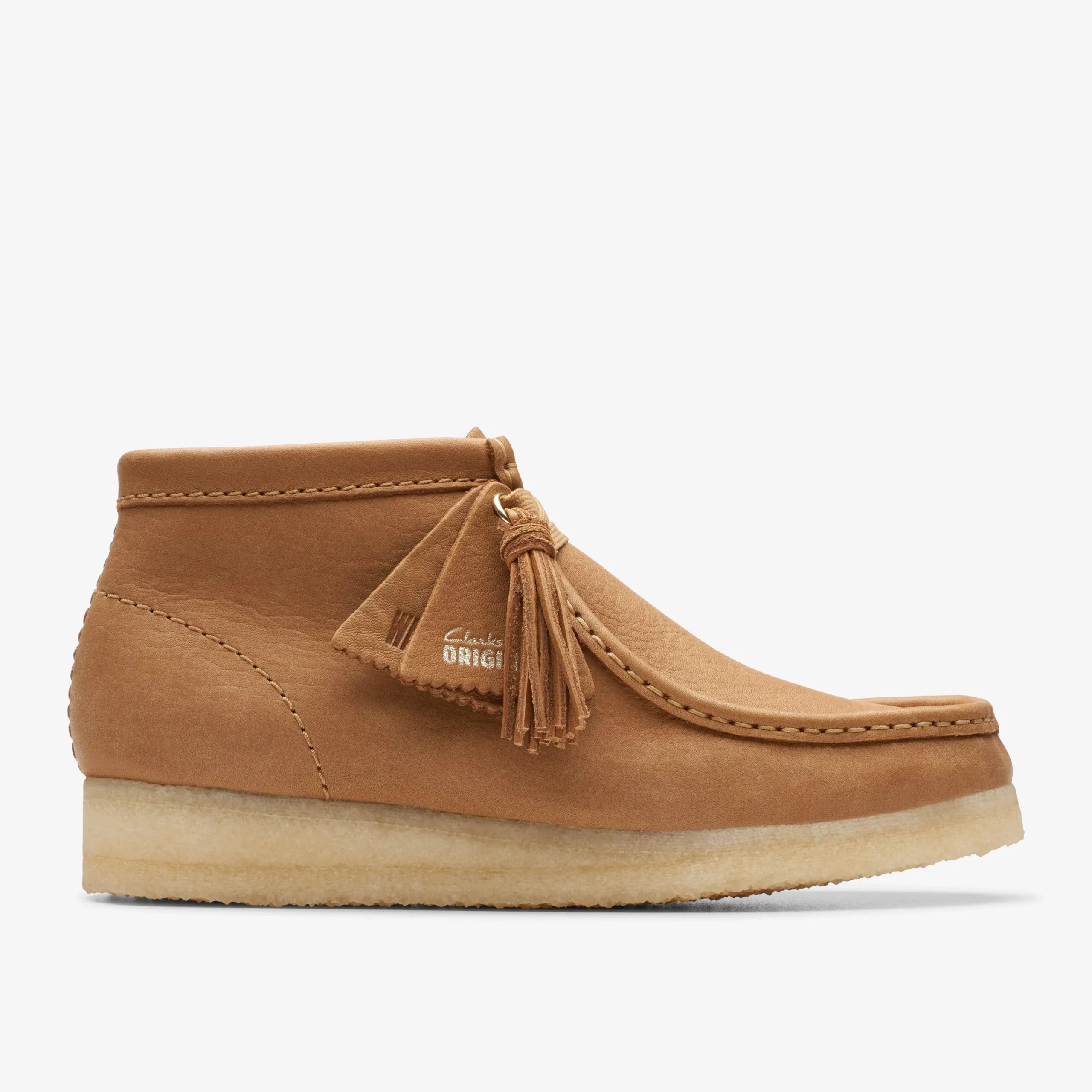 Clarks Wallabee Boot Mid Tan Leather Cheap