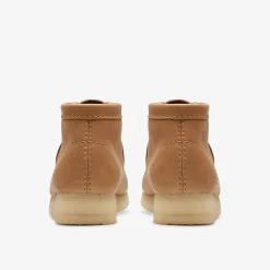 Clarks Wallabee Boot Mid Tan Leather Cheap