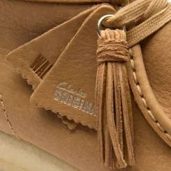 Clarks Wallabee Boot Mid Tan Leather Cheap