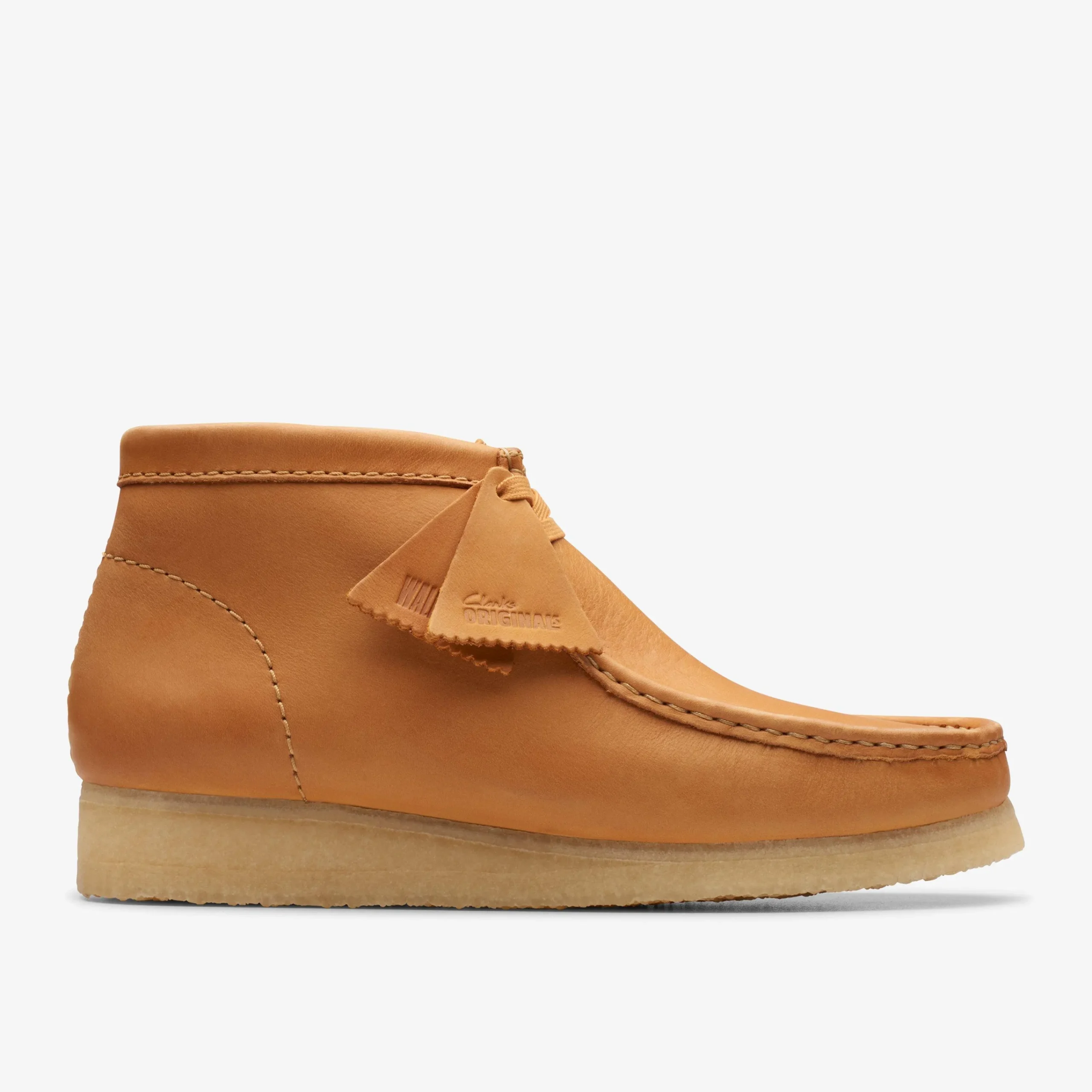 Clarks Wallabee Boot Mid Tan Leather Hot