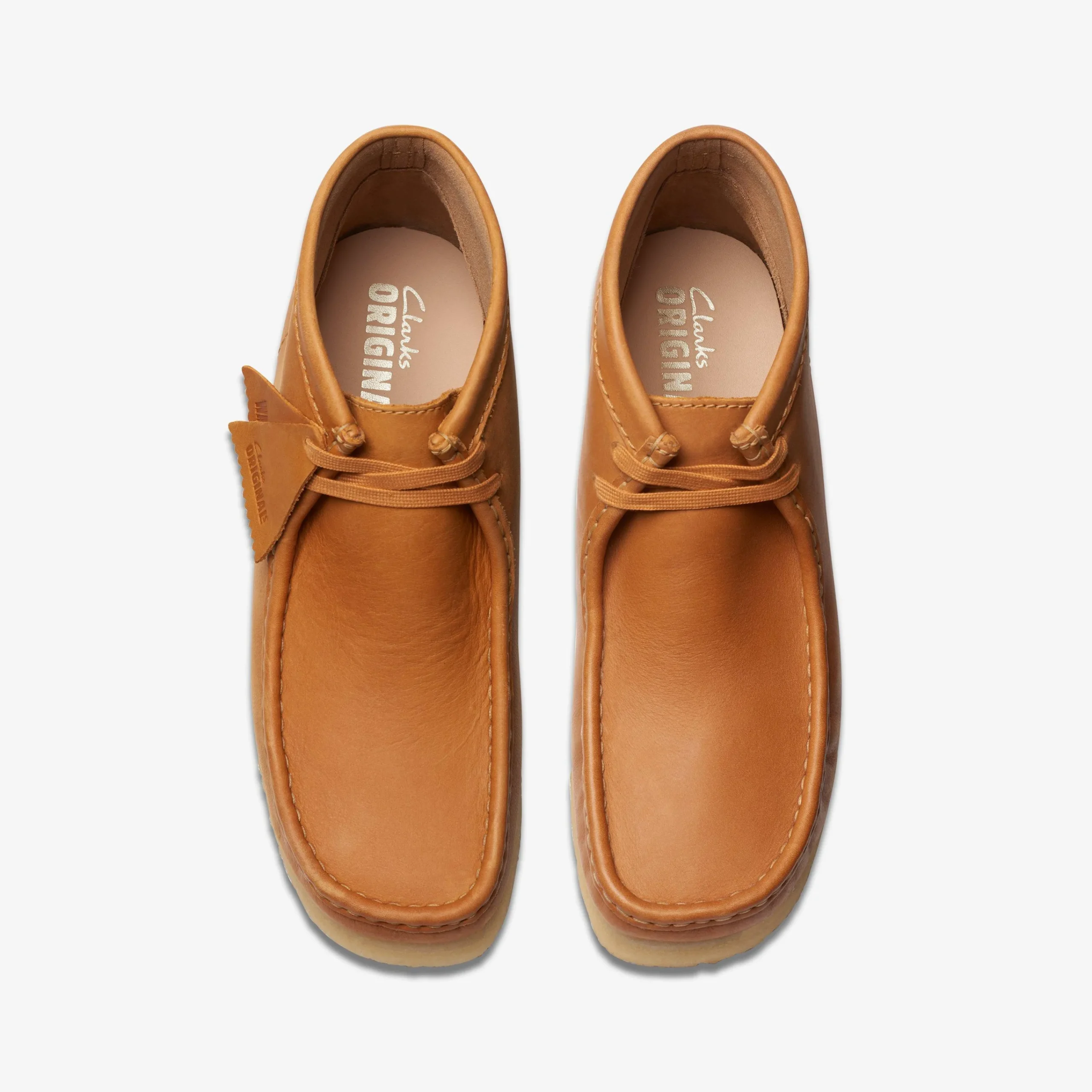 Clarks Wallabee Boot Mid Tan Leather Hot