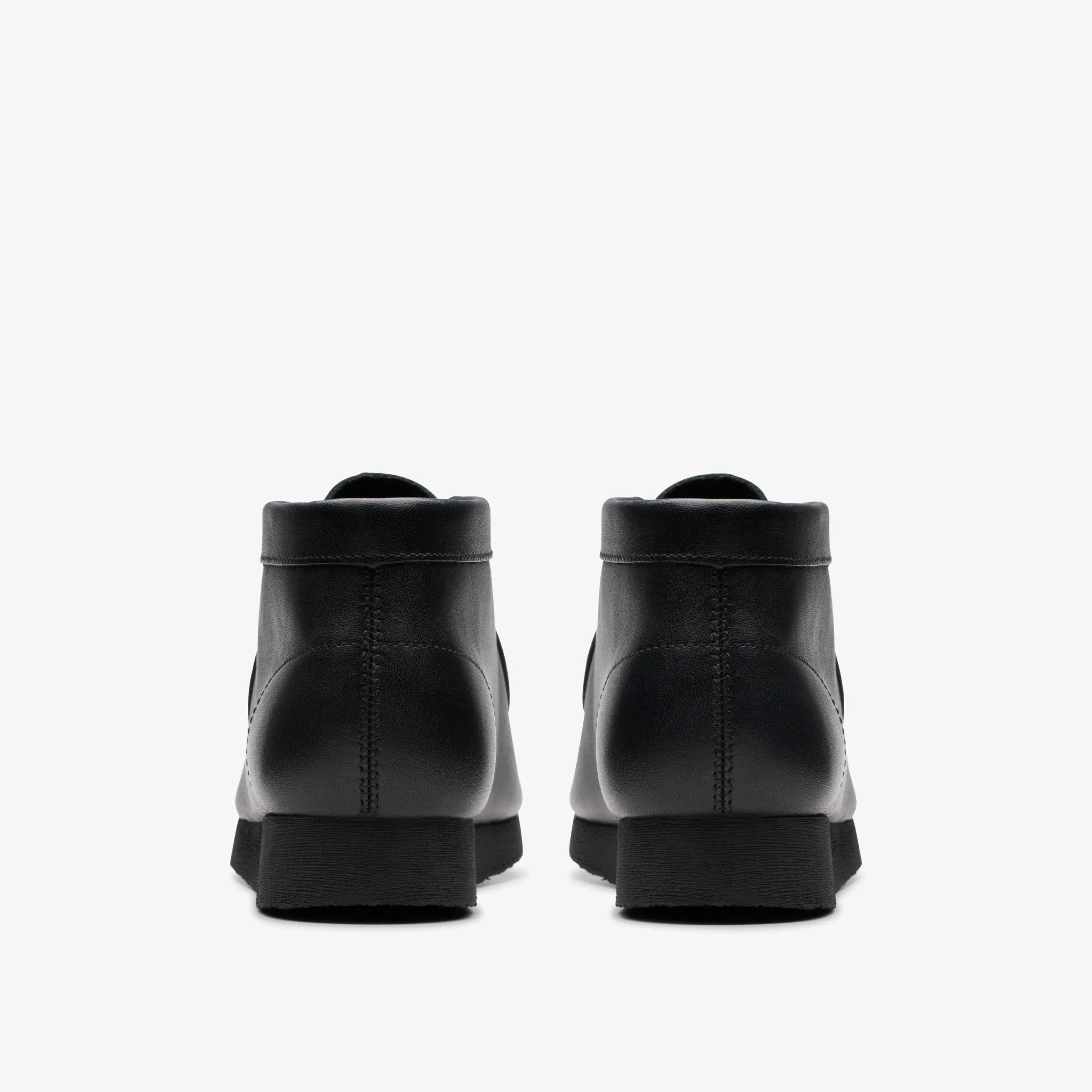 Clarks Wallabee Boot Older Black Leather Shop