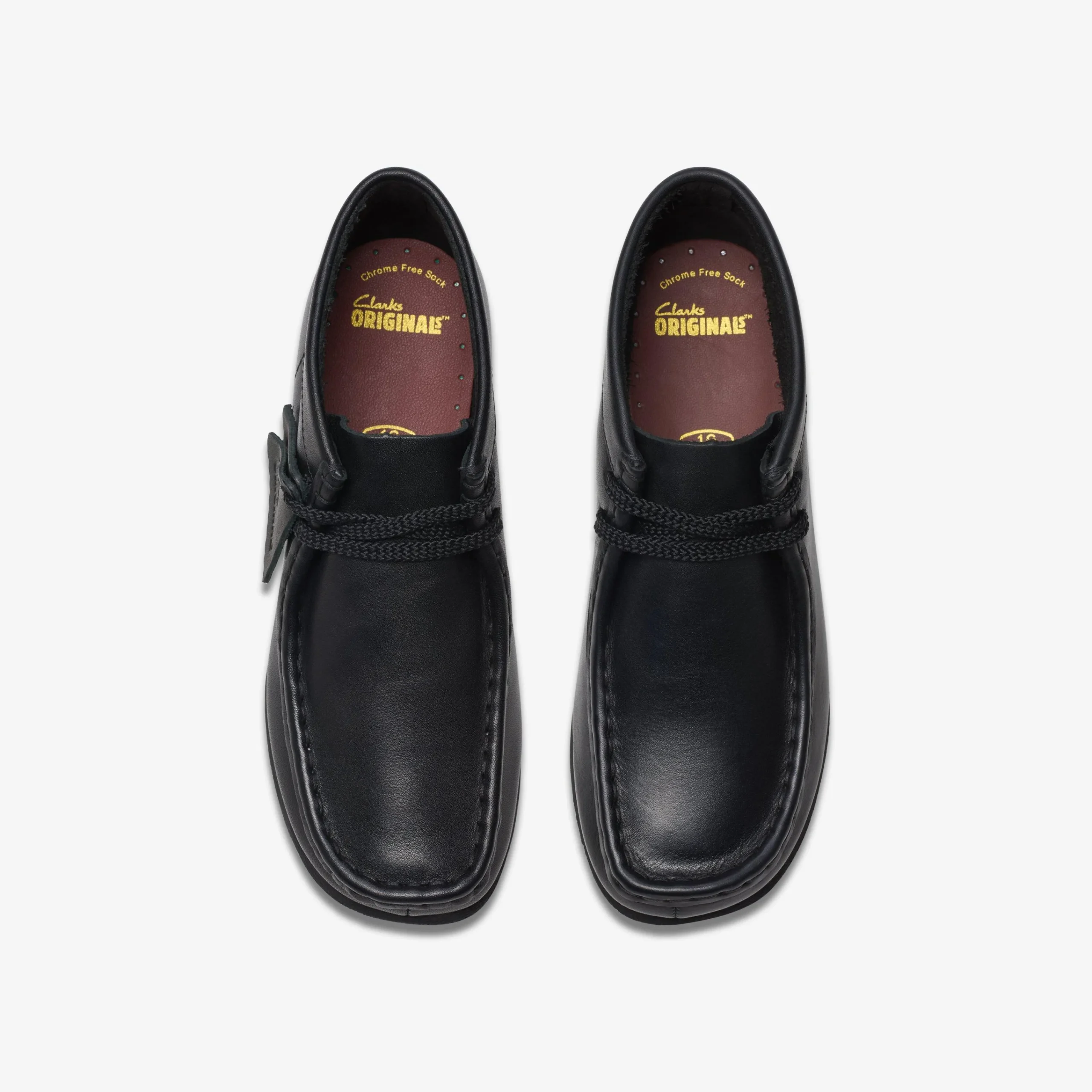 Clarks Wallabee Boot Older Black Leather Shop