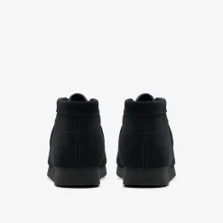 Clarks Wallabee Boot Older Black Suede Best Sale