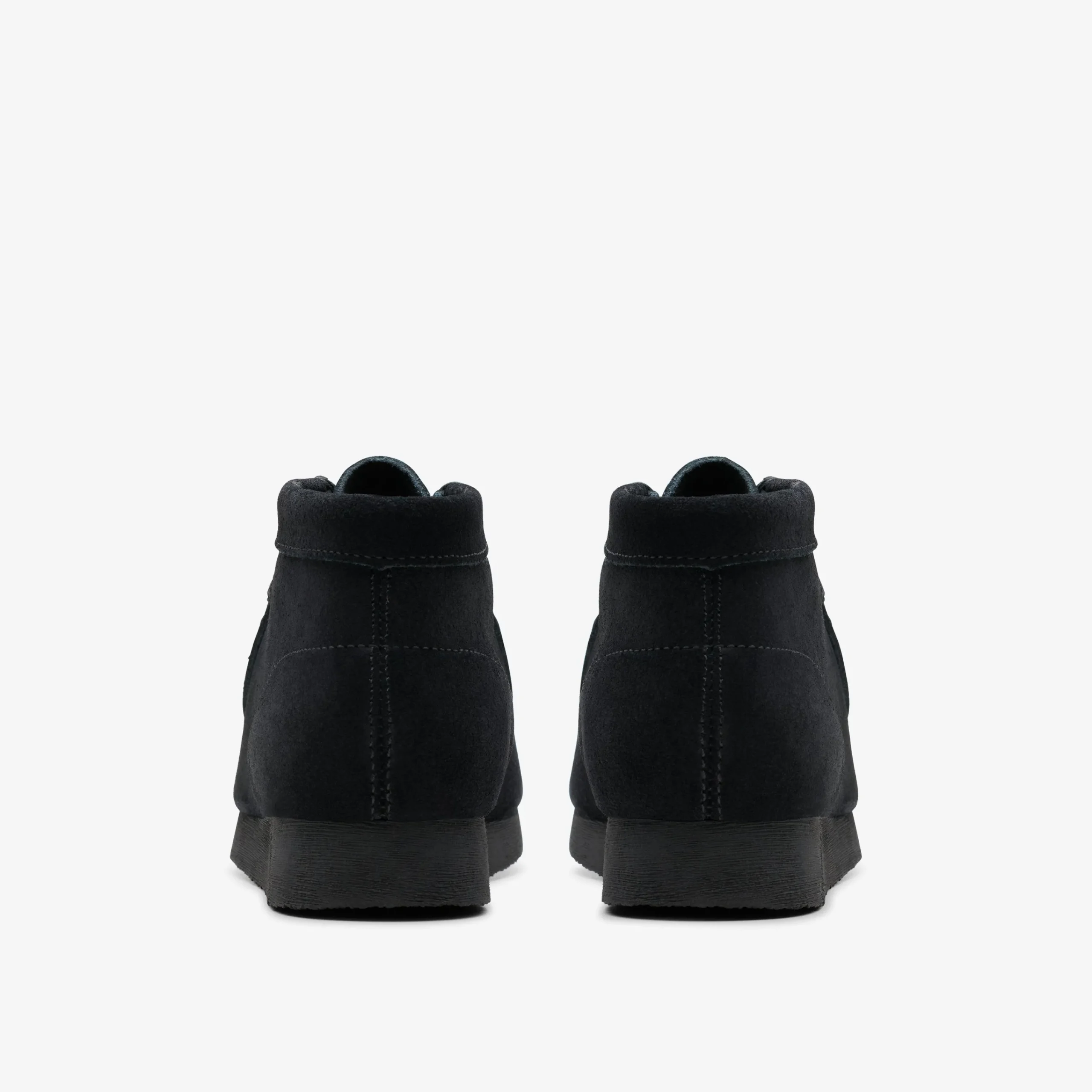 Clarks Wallabee Boot Older Black Suede Best Sale