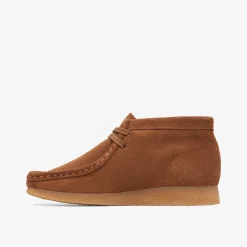 Clarks Wallabee Boot Older Cola Suede Shop