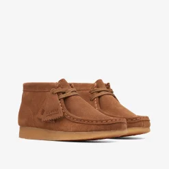 Clarks Wallabee Boot Older Cola Suede Shop