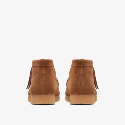Clarks Wallabee Boot Older Cola Suede Shop