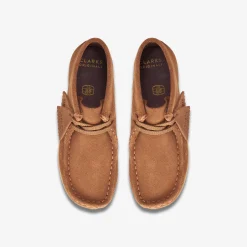 Clarks Wallabee Boot Older Cola Suede Shop