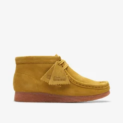 Clarks Wallabee Boot Older Dark Olive Outlet