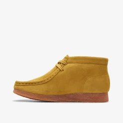 Clarks Wallabee Boot Older Dark Olive Outlet