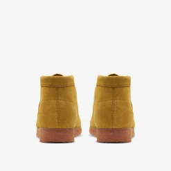 Clarks Wallabee Boot Older Dark Olive Outlet