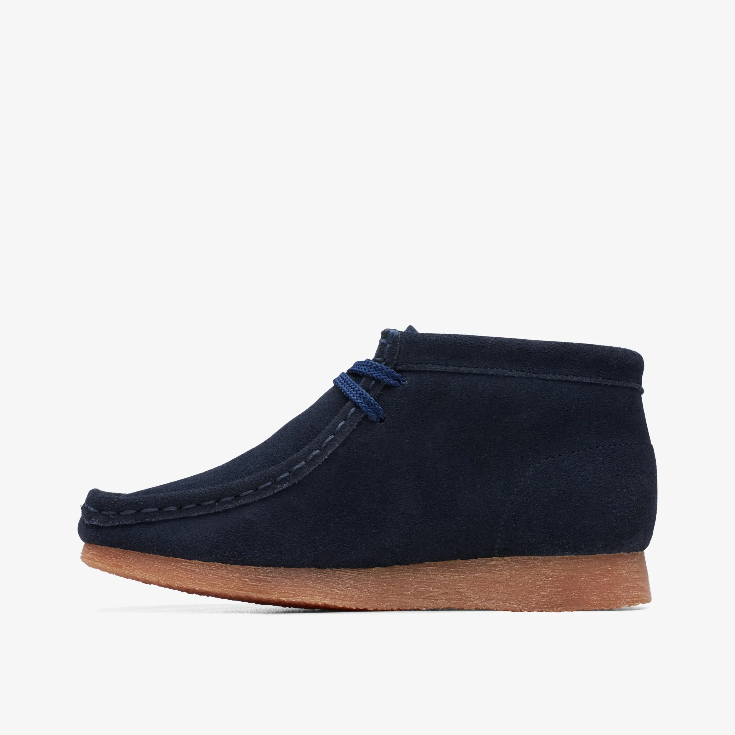 Clarks Wallabee Boot Older Navy Suede Clearance