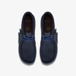 Clarks Wallabee Boot Older Navy Suede Clearance