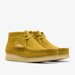 Clarks Wallabee Boot Olive Suede Cheap