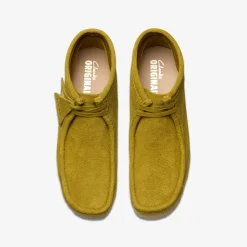 Clarks Wallabee Boot Olive Suede Discount