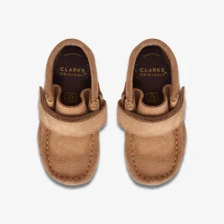 Clarks Wallabee Boot Toddler Wheat Suede Shop