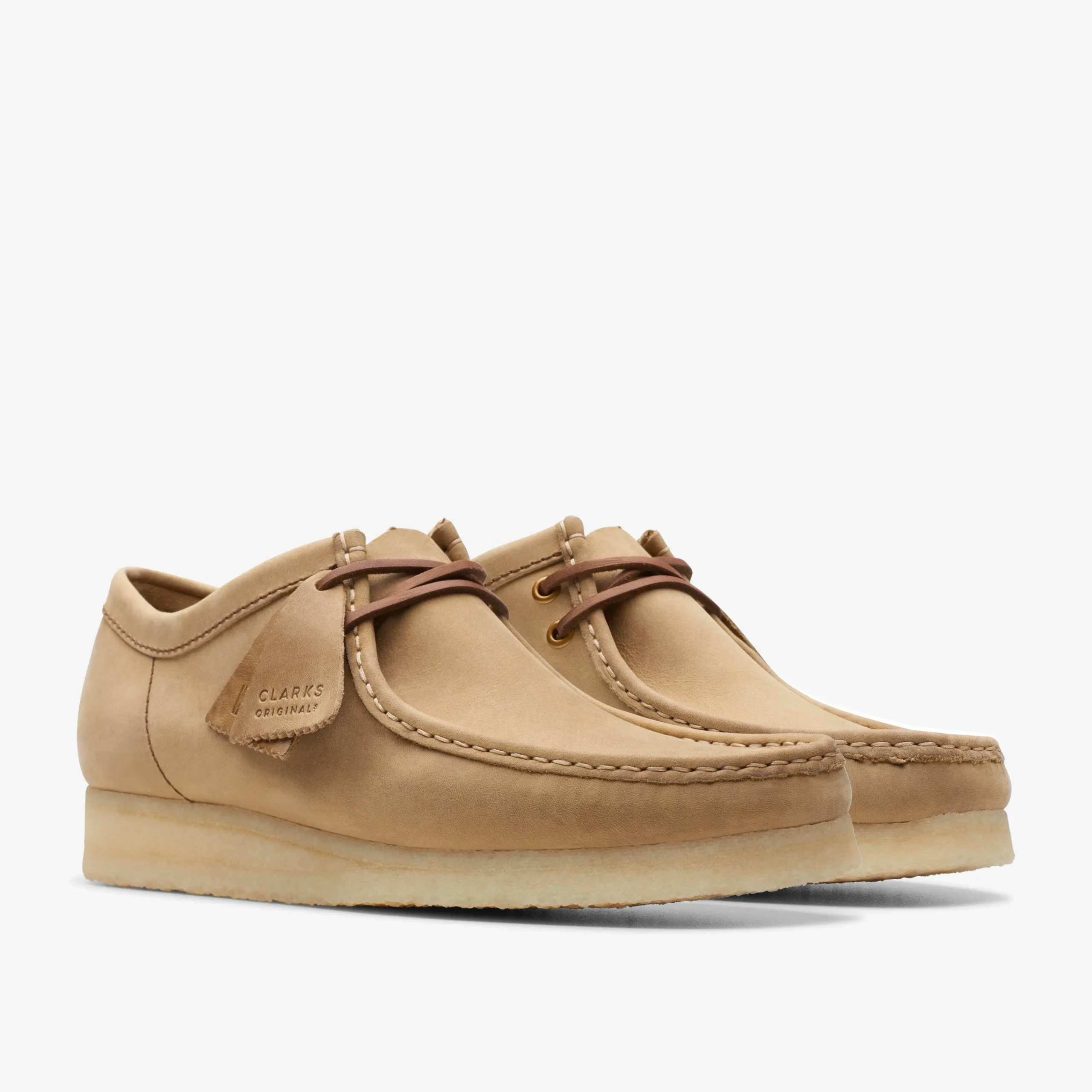 Clarks Wallabee Brown Leather Fashion
