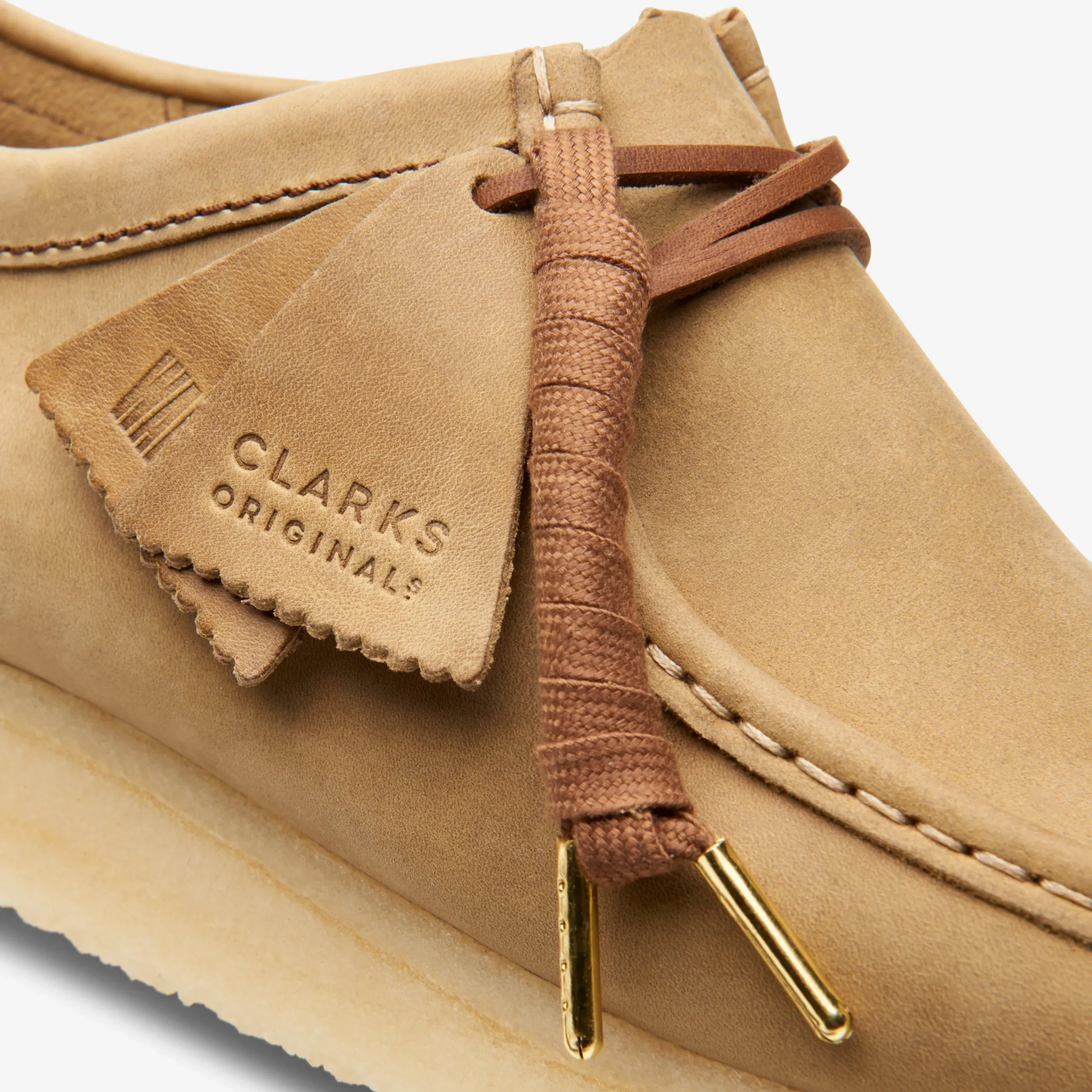 Clarks Wallabee Brown Leather Fashion