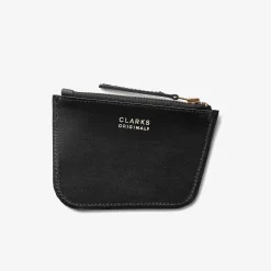 Clarks Wallabee Coin Black Leather Online