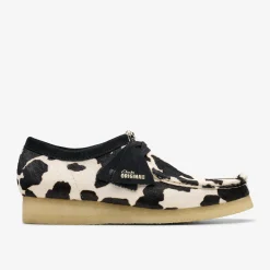 Clarks Wallabee Cow Print HairOn Flash Sale