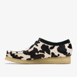 Clarks Wallabee Cow Print HairOn Flash Sale