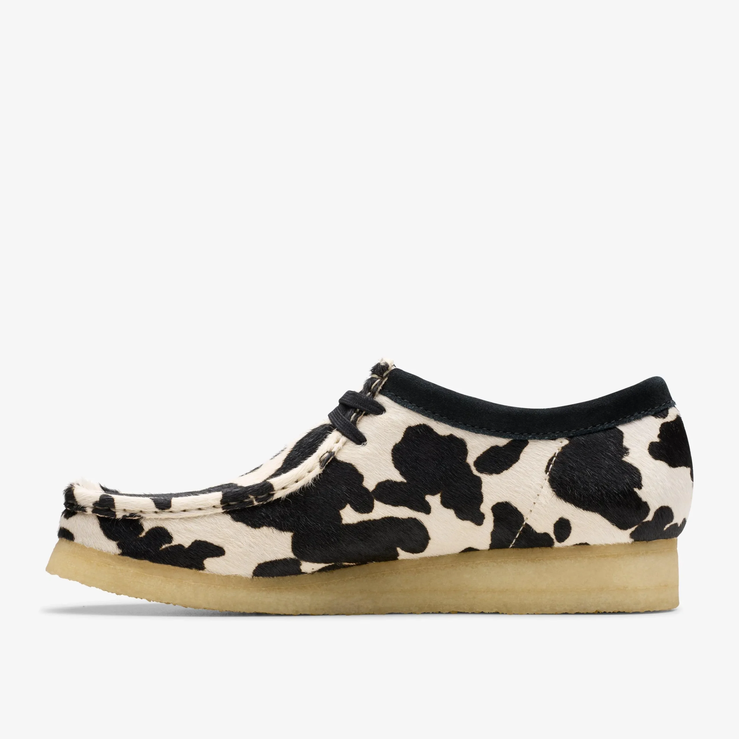 Clarks Wallabee Cow Print HairOn Flash Sale