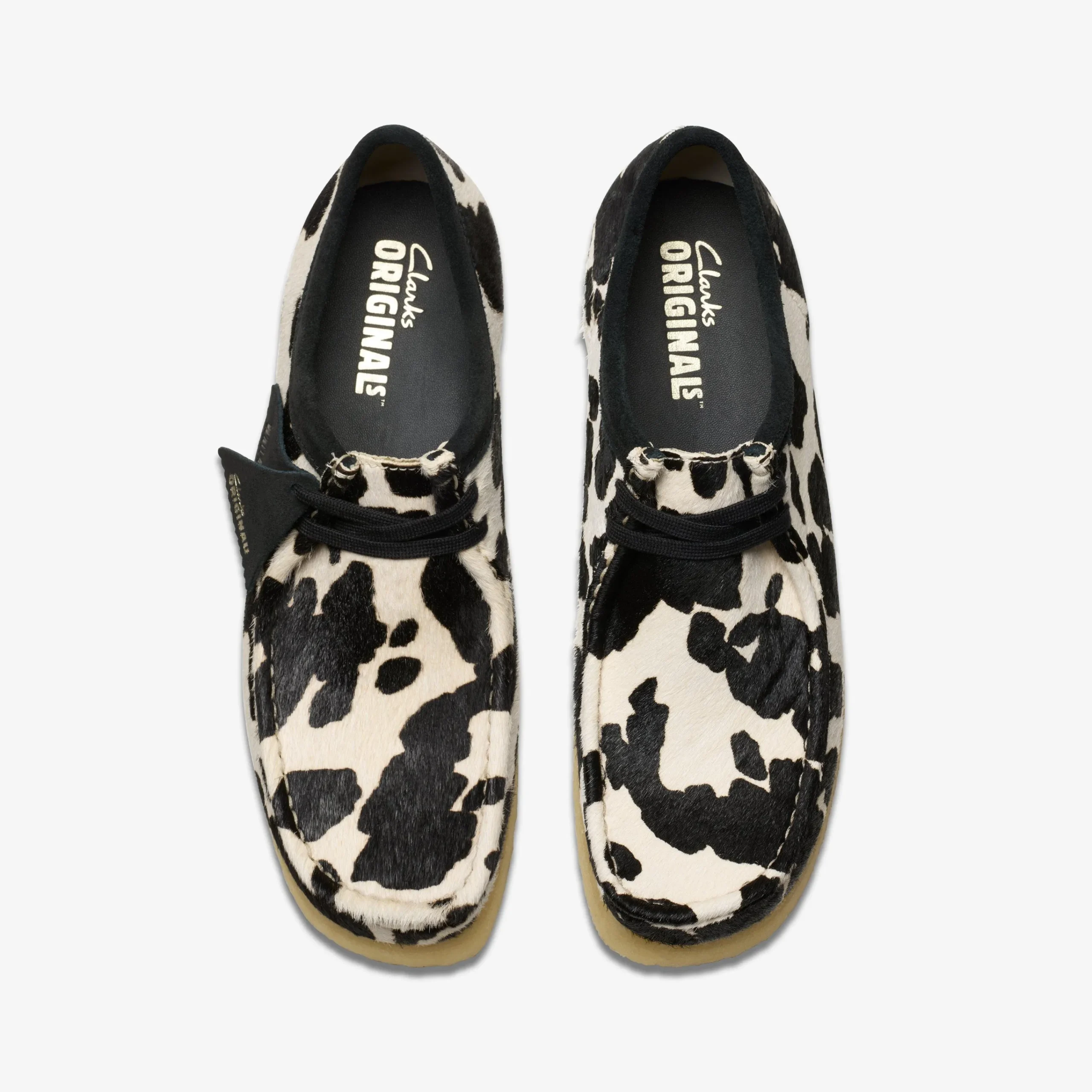 Clarks Wallabee Cow Print HairOn Flash Sale