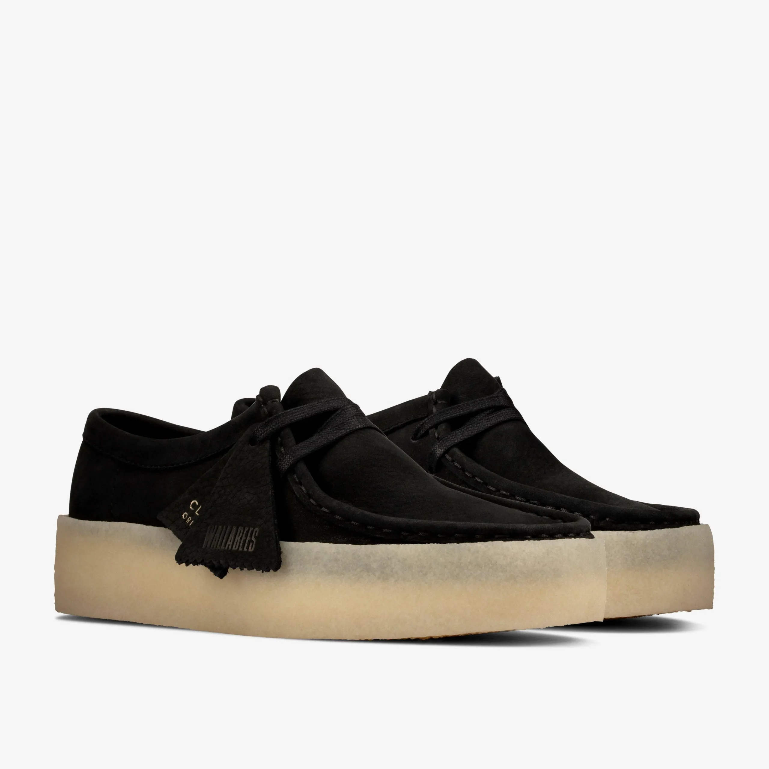 Clarks Wallabee Cup Black Nubuck Store