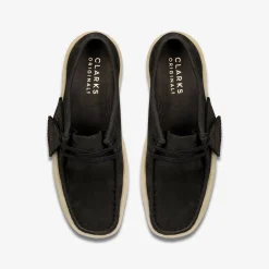Clarks Wallabee Cup Black Nubuck Store