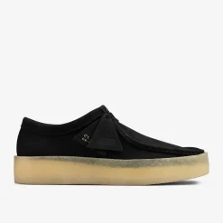 Clarks Wallabee Cup Black Nubuck Hot
