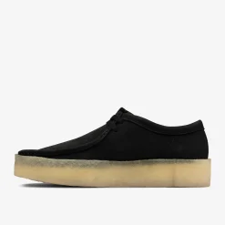 Clarks Wallabee Cup Black Nubuck Hot