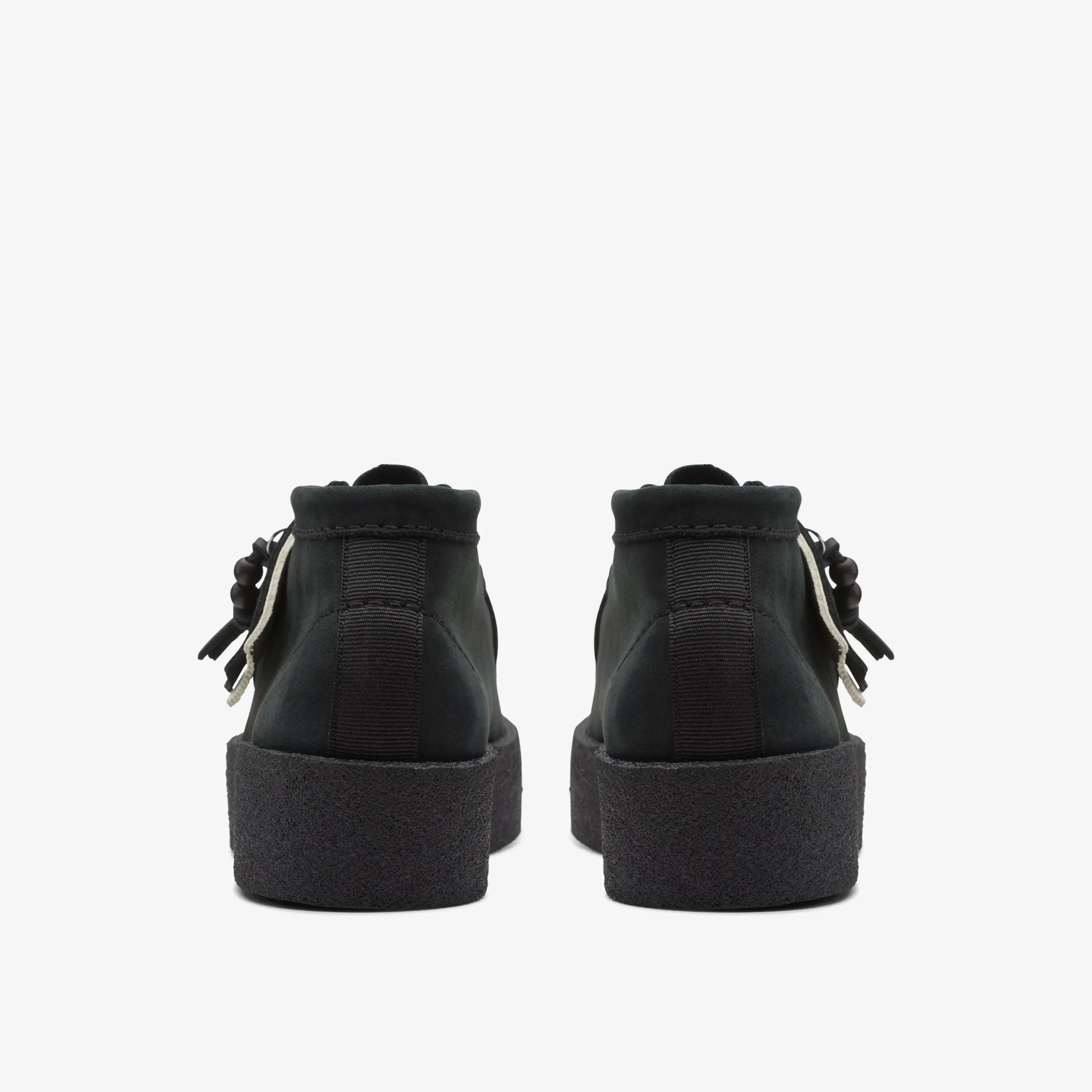 Clarks Wallabee Cup Boot Black Nubuck Discount