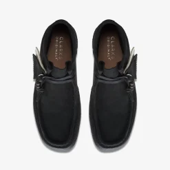 Clarks Wallabee Cup Boot Black Nubuck Discount