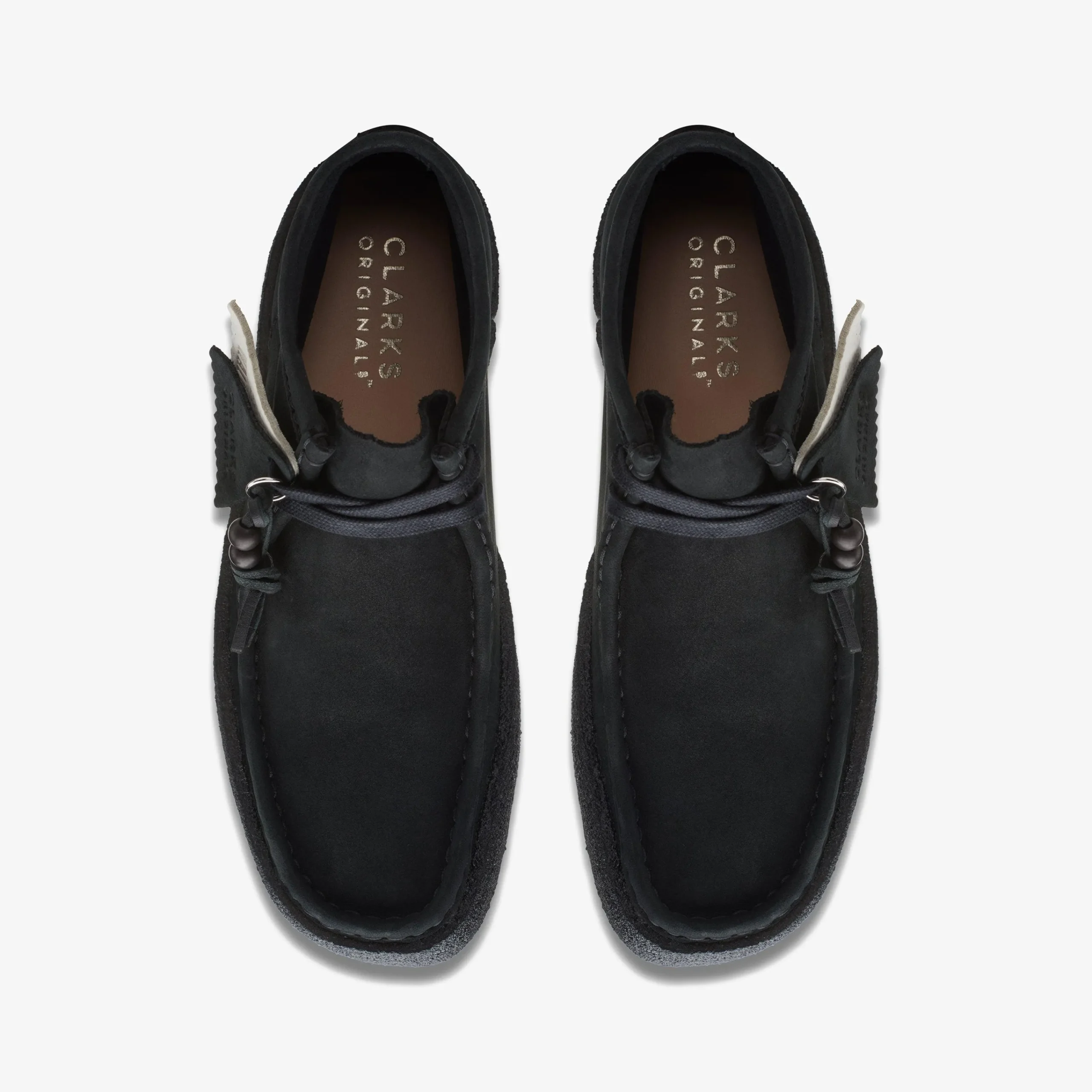 Clarks Wallabee Cup Boot Black Nubuck Discount