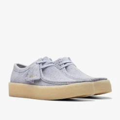 Clarks Wallabee Cup Cloud Grey Suede Discount