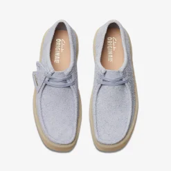 Clarks Wallabee Cup Cloud Grey Suede Discount