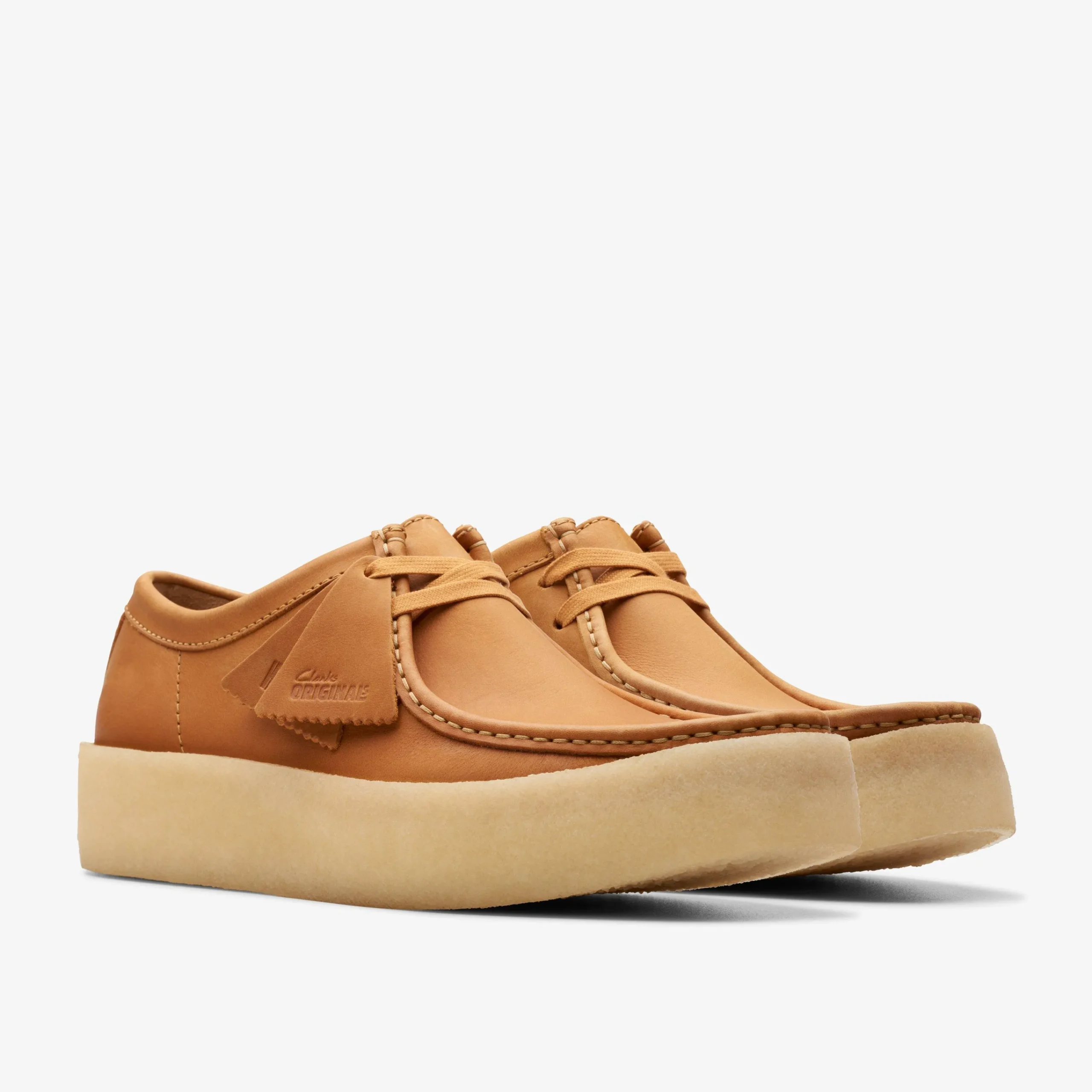 Clarks Wallabee Cup Mid Tan Leather Online