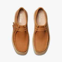 Clarks Wallabee Cup Mid Tan Leather Online