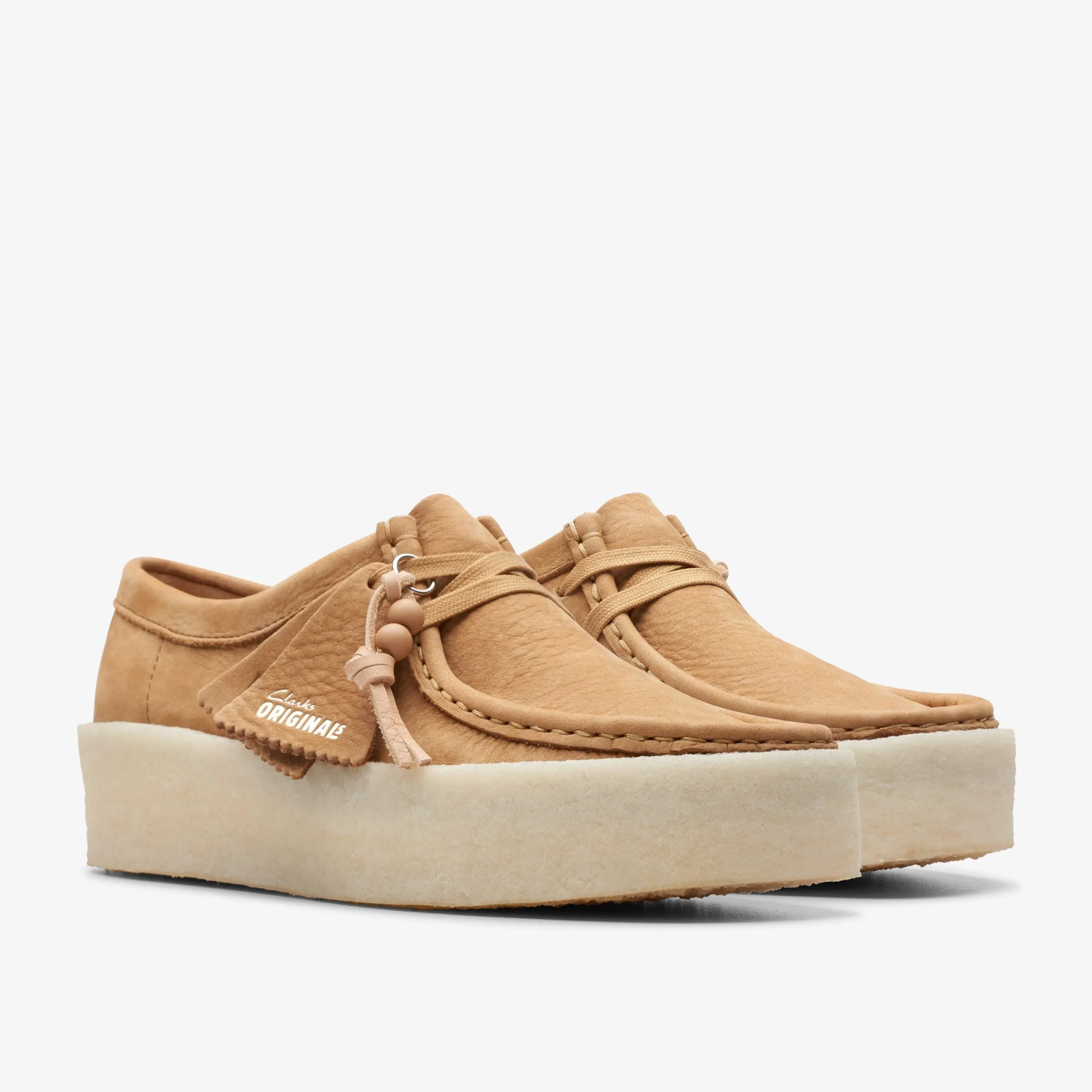 Clarks Wallabee Cup Mid Tan Nubuck Shop