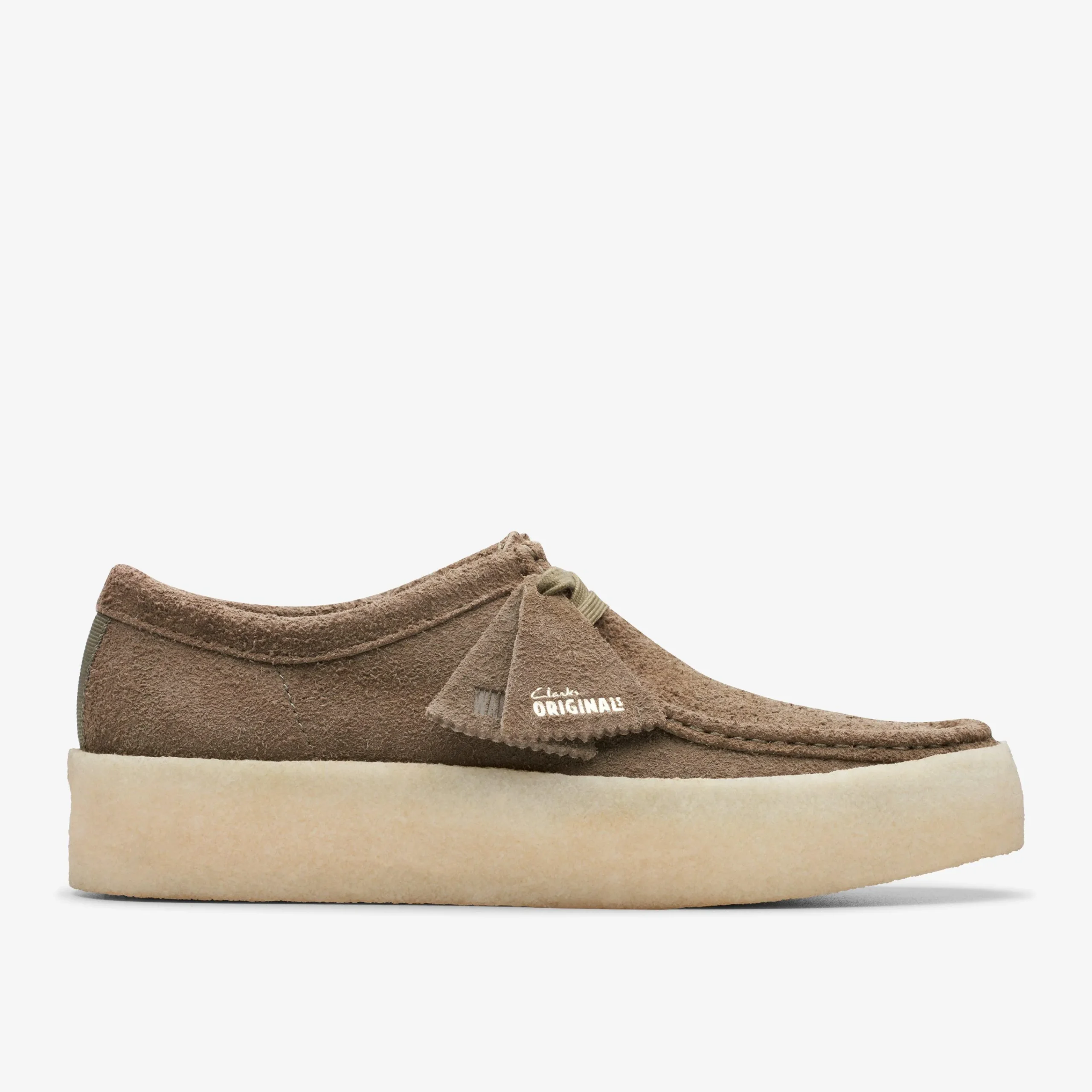 Clarks Wallabee Cup Pale Khaki Suede Outlet